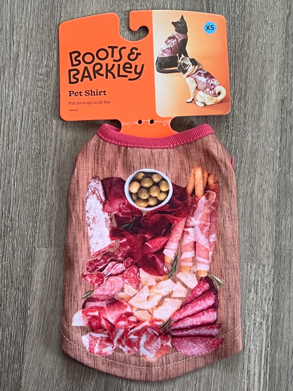 NEW Boots & Barkley Small Cat Pet Charcuterie Board Onesie Halloween Costume XS